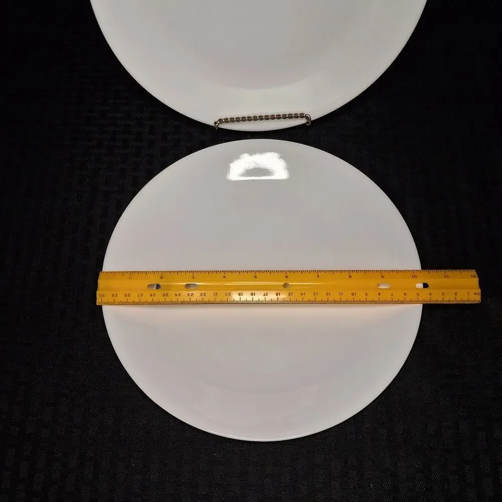 Vintage Corning Corelle WINTER FROST WHITE 6 pc Dinnerware Set
